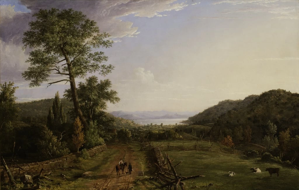 Vicolo di campagna a Greenwood Lake, 1846 - Shelburne Museum, Vermont